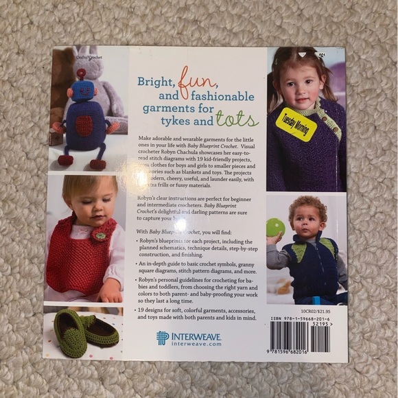 Baby Crochet Sock Sewing Book Set - Picture 2 of 4